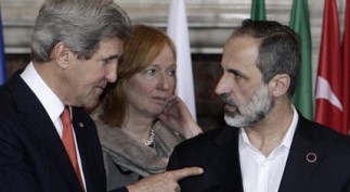 John Kerry, Mouaz al-Khatib,