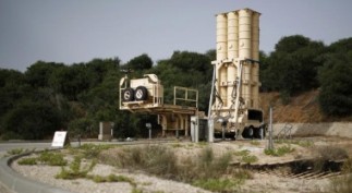 An Arrow II battery, a U.S.-backed Israeli missile shield, is seen at base south of Tel Aviv