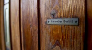 File photo of the name plate on the house of art collector Cornelius Gurlitt in Salzburg