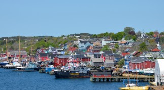 The Historical Town Of Lunenburg, A UNESCO World Heritage Site And Home To The "Blue Nose" Schooner.